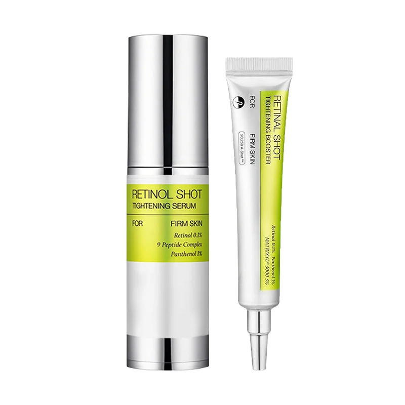 Korean Skincare Routine - Retinol Peptide Eye Serum Set Firming