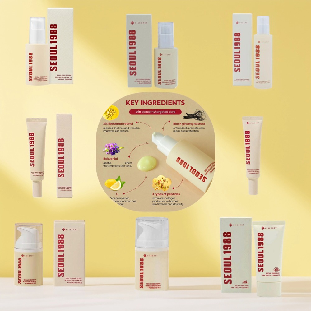 Korean Skincare Routine - Korean Seoul 1988 Set Retinol Eye