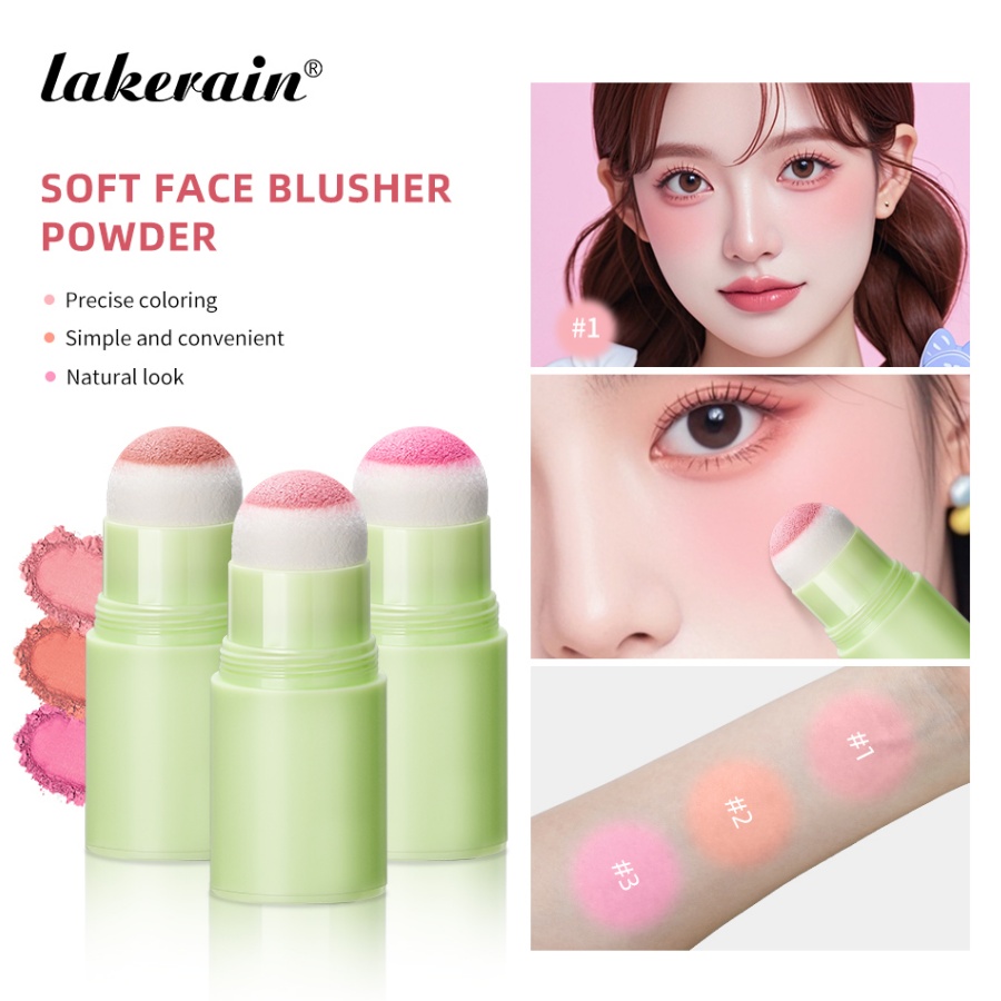 Lip Tint Korean - 3 Colors Multi-Use Shimmer Soft Face