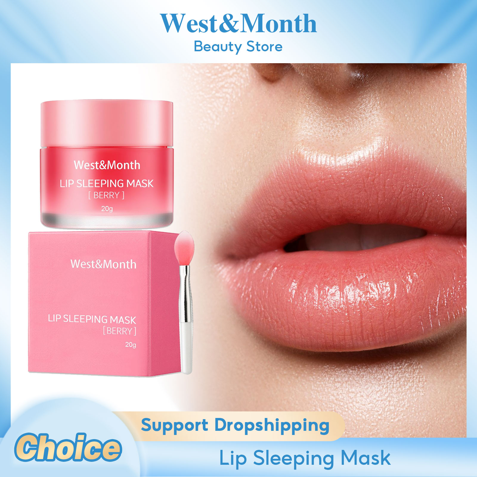 Korean Skincare Routine - Sleeping Lip Mask Anti-Chapped Plump Exfoliating