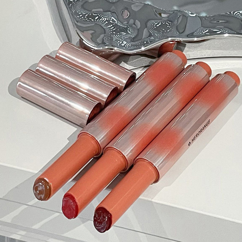 Lip Tint Korean - HERORANGE Jelly Lipsticks Moisturizing Water Gloss