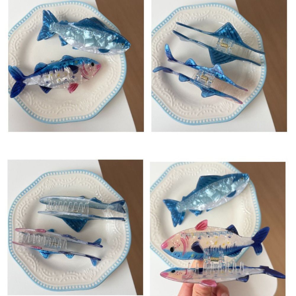Hairpin Ocean Animal Hair Claw - đánh giá và giá Lifestyle Of Korean