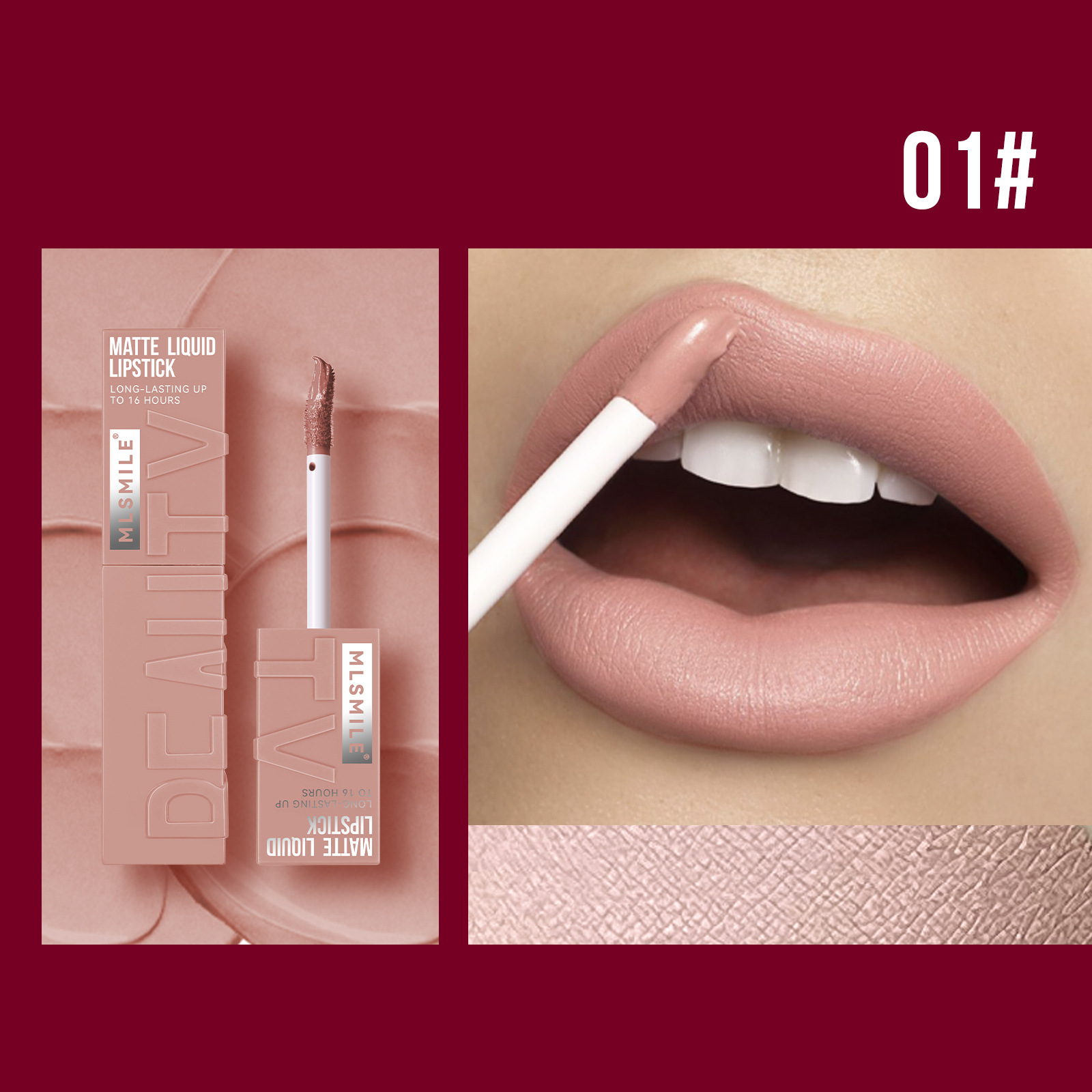 6 Colors Matte Nude Liquid Lip - đánh giá và giá Lip Tint Korean