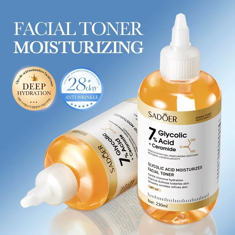 SADOER Glycolic Acid Toner Fac - đánh giá và giá Essence Serum Toner