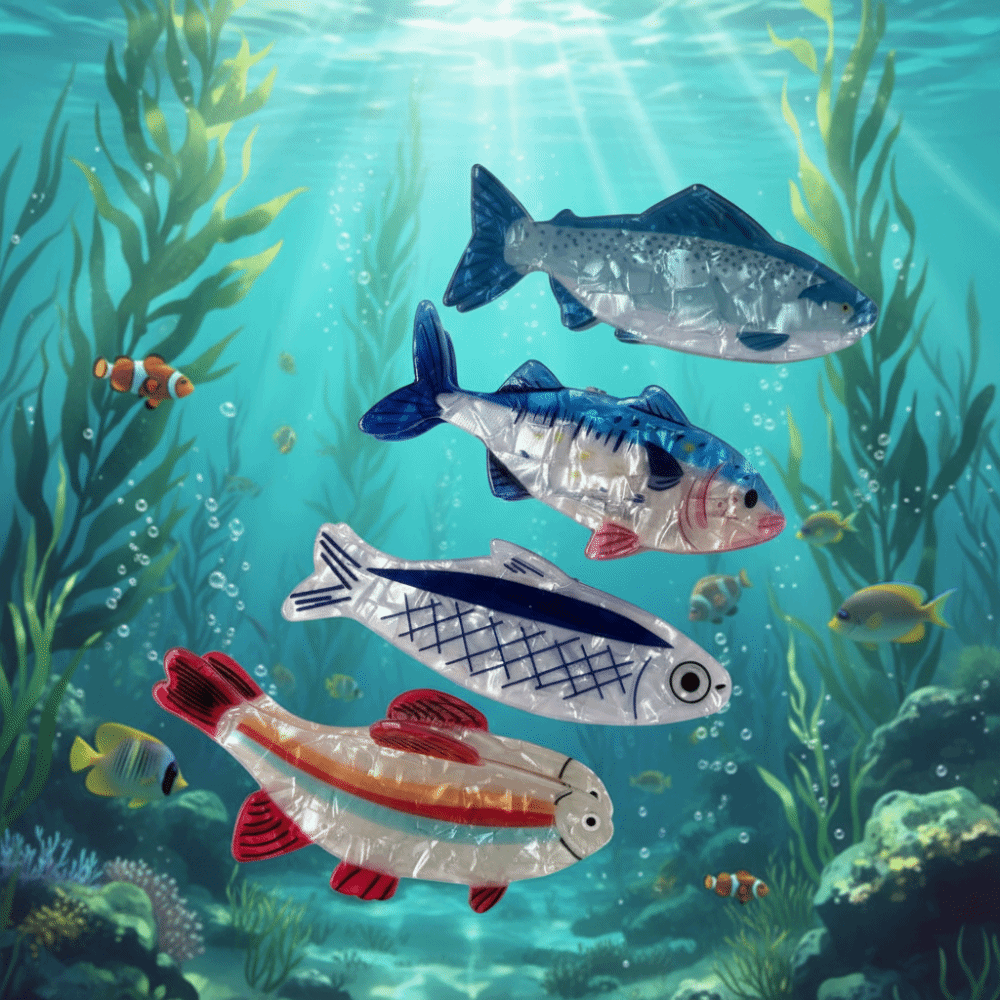 Hairpin Ocean Animal Hair Claw - đánh giá và giá Lifestyle Of Korean