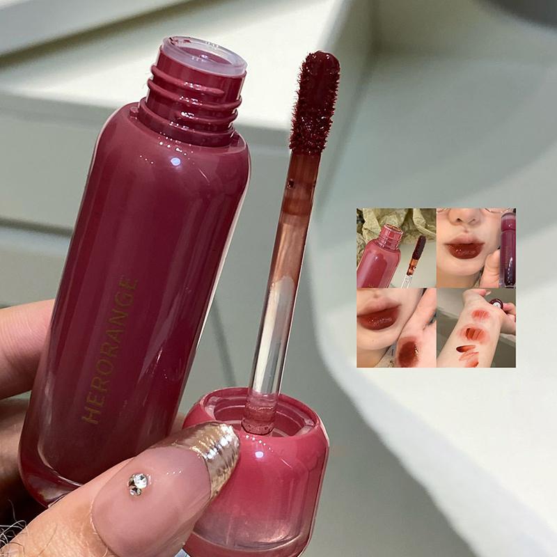 HERORANGE Lip Glaze Mirror Wat - đánh giá và giá Lip Tint Korean