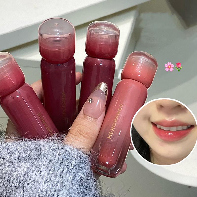 HERORANGE Lip Glaze Mirror Wat - đánh giá và giá Lip Tint Korean
