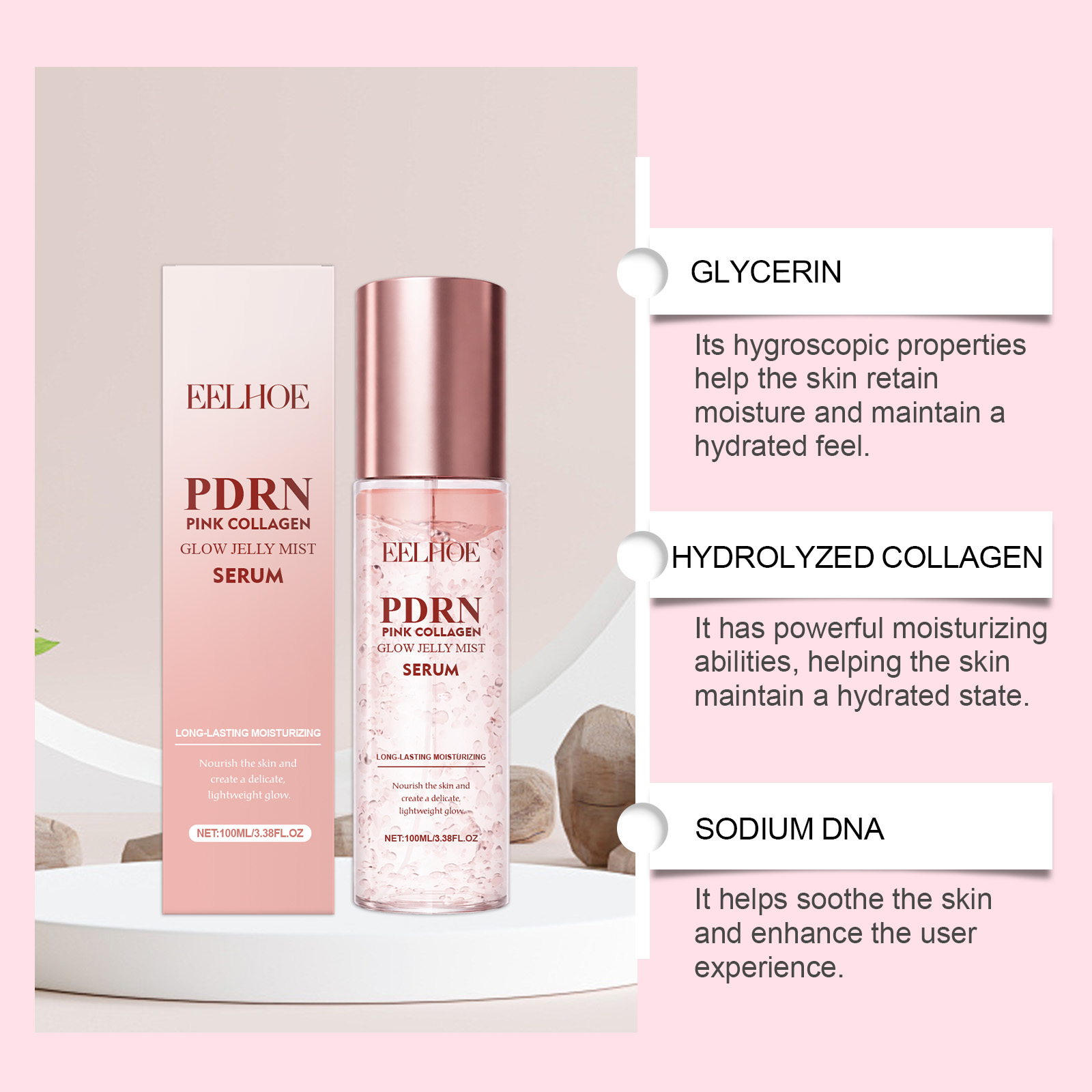 Collagen Essence Spray Smoothi - đánh giá và giá Essence Serum Toner