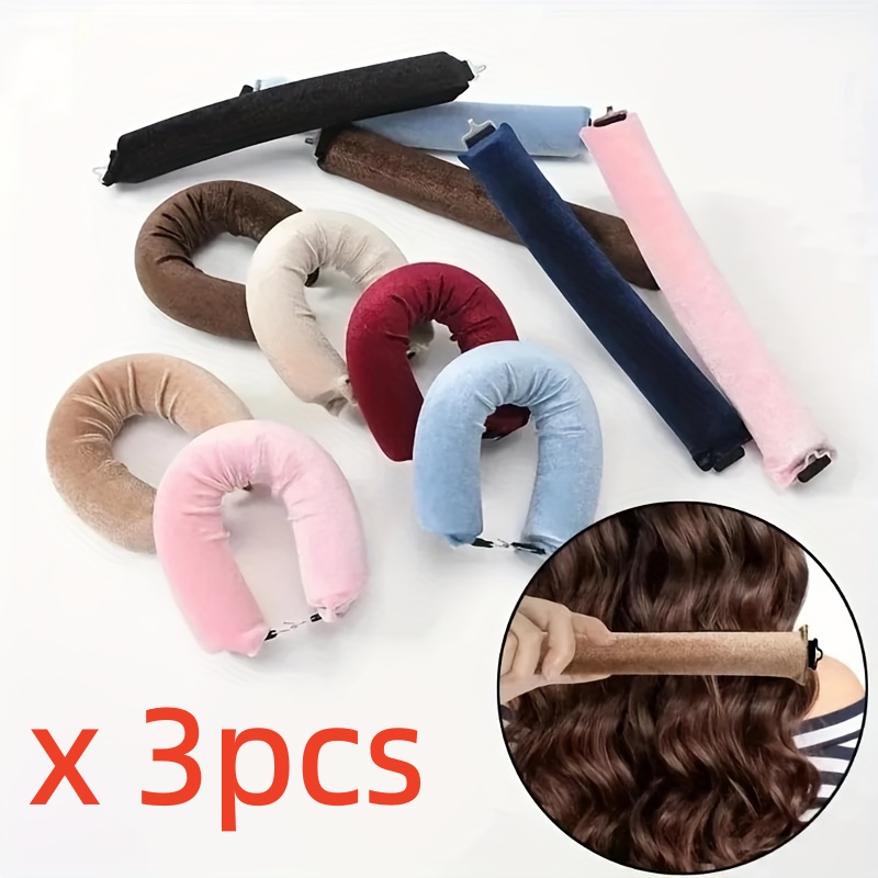 3pcs/pack Heatless Hair Curler - đánh giá và giá Sleeping Pack Overnight