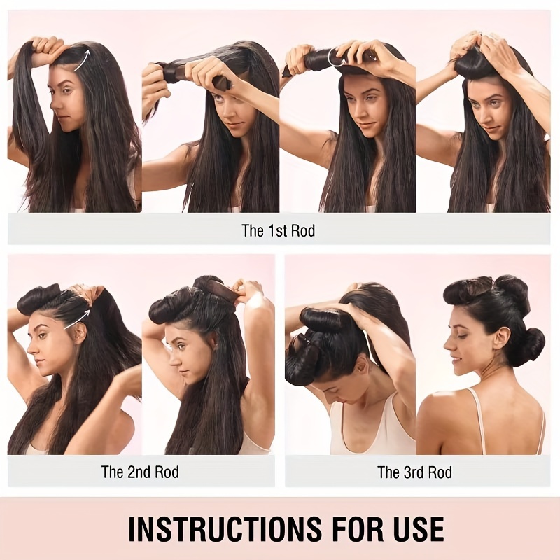 3pcs/pack Heatless Hair Curler - đánh giá và giá Sleeping Pack Overnight