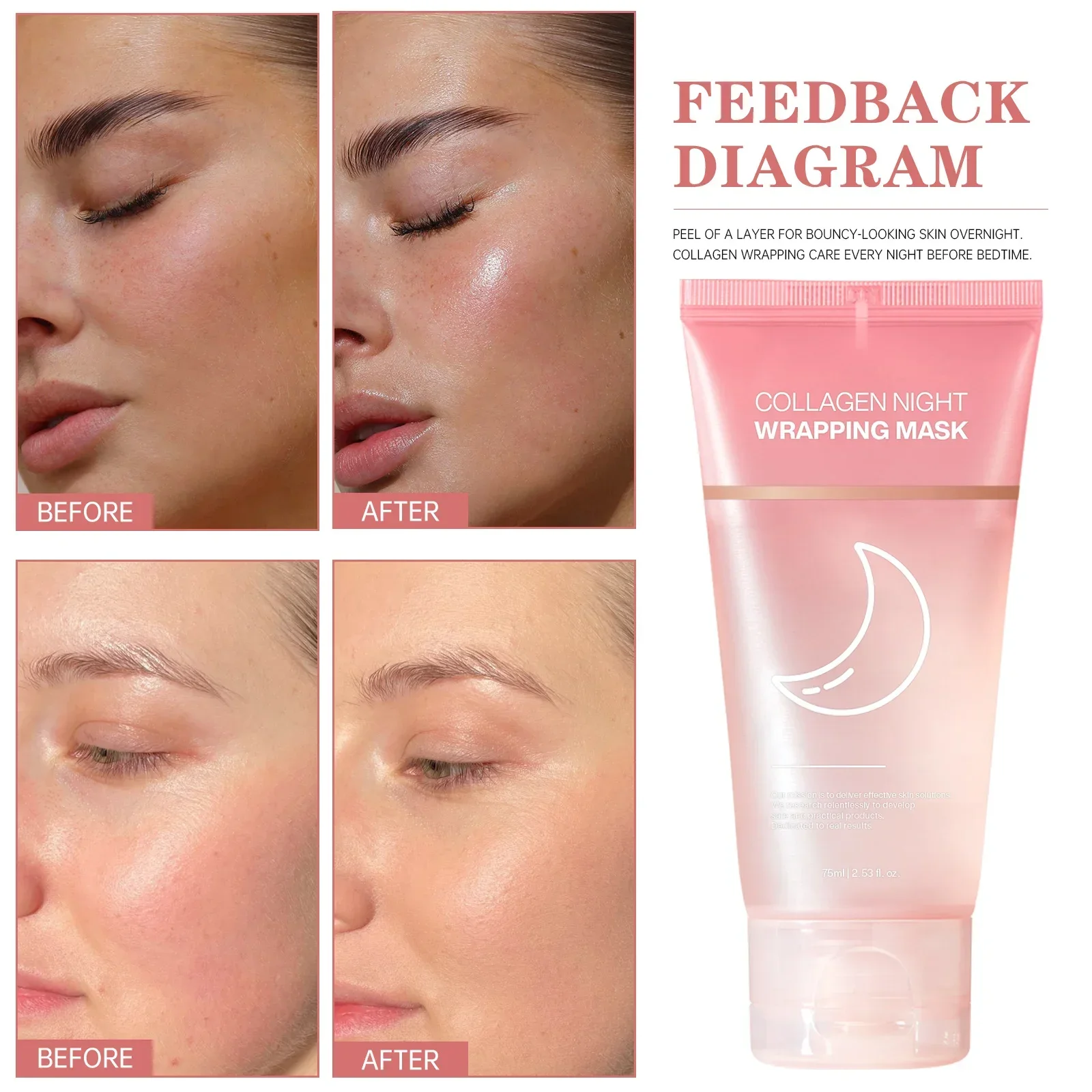 Collagen Night Wrapping Mask 7 - đánh giá và giá Sleeping Pack Overnight