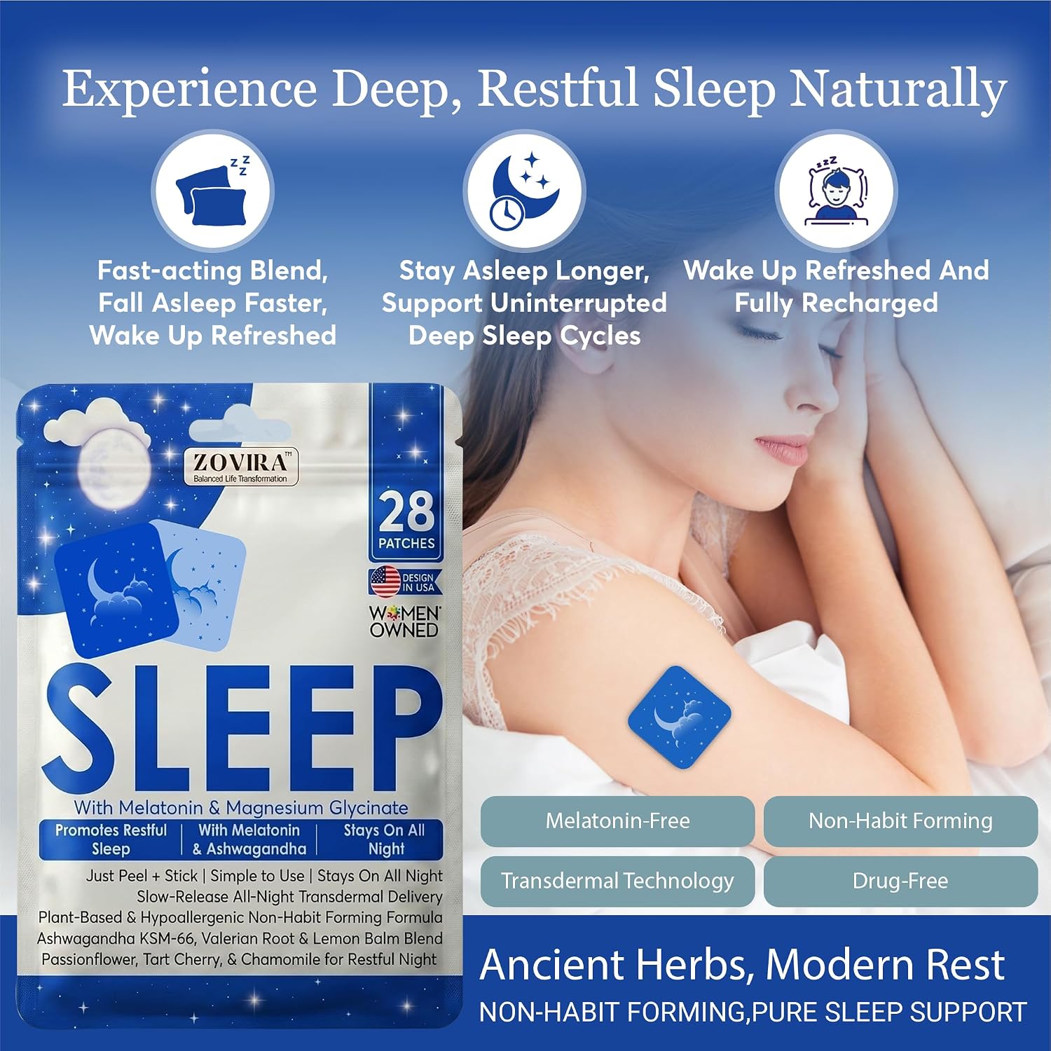 Sleep Patches for Adults – Mel - đánh giá và giá Sleeping Pack Overnight