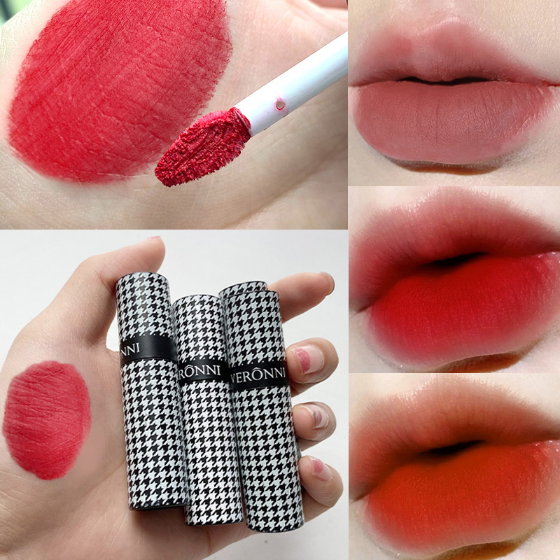 Matte Velvet Lip Gloss Lips Mu - đánh giá và giá Lip Tint Korean