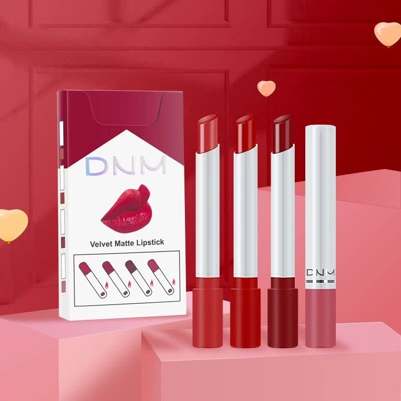 4Pcs/set Makeup Lipstick Korea - đánh giá và giá Lip Tint Korean