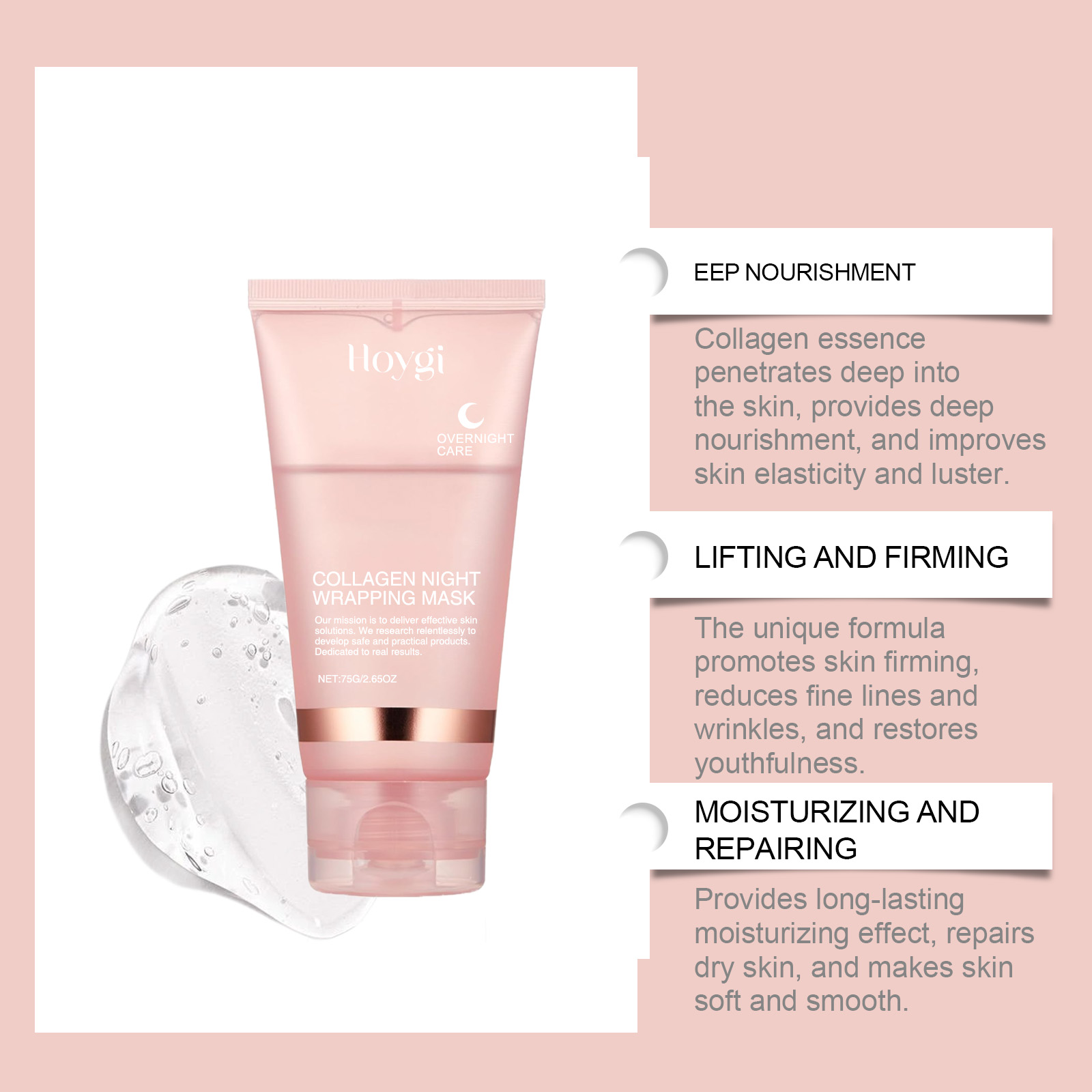 Deep Collagen Mask Peel Off Ma - đánh giá và giá Sleeping Pack Overnight
