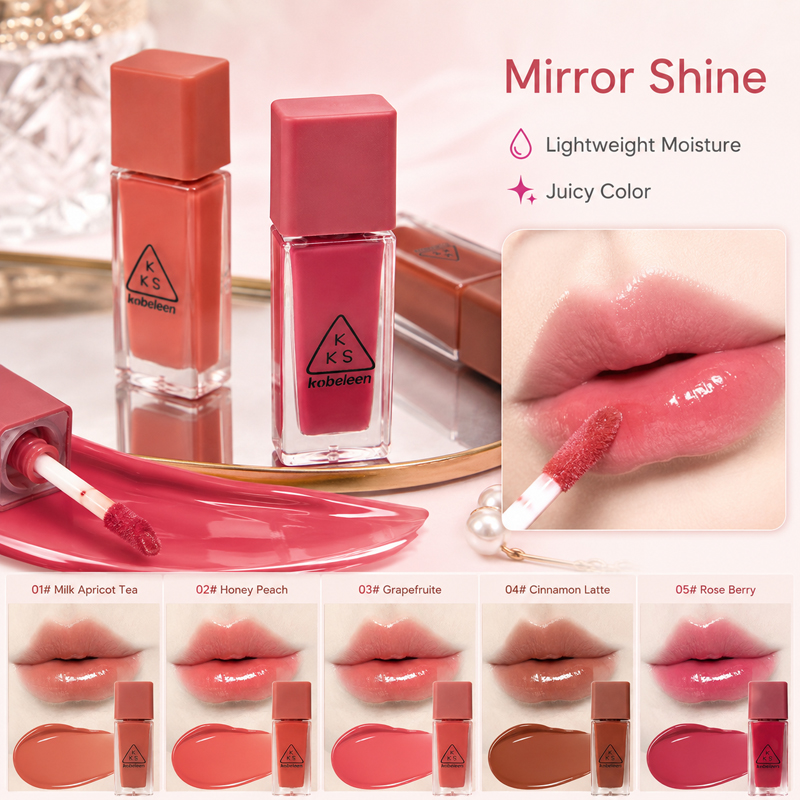 K-Beauty Juicy Glass Lip Gloss - đánh giá và giá Lip Tint Korean