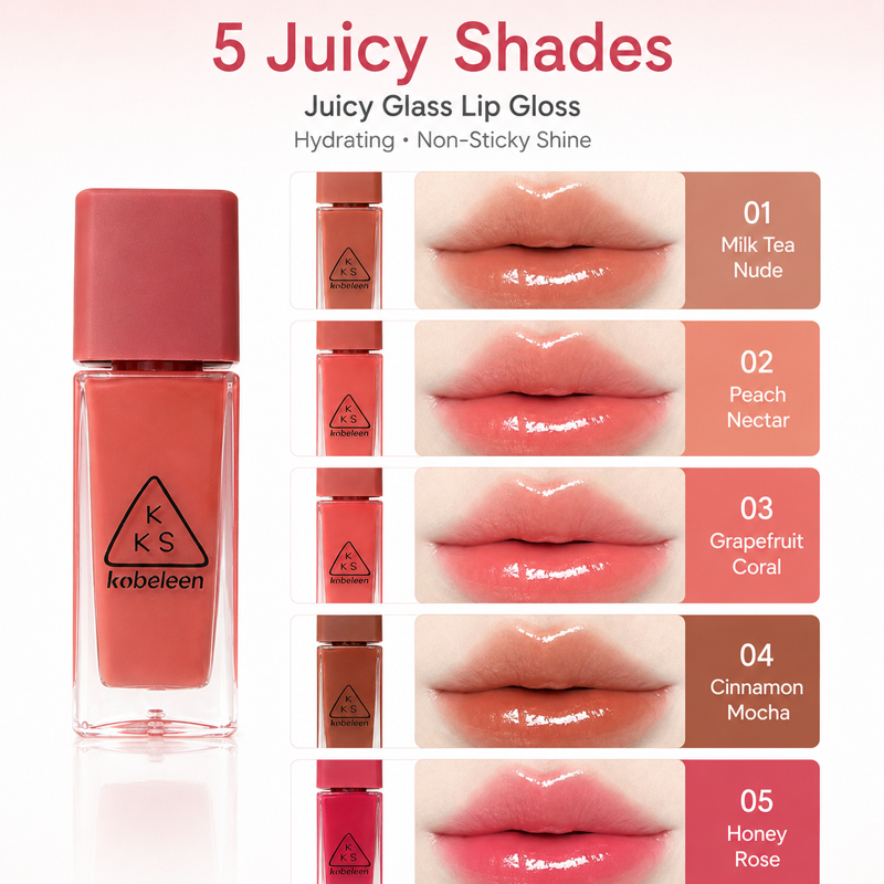 K-Beauty Juicy Glass Lip Gloss - đánh giá và giá Lip Tint Korean