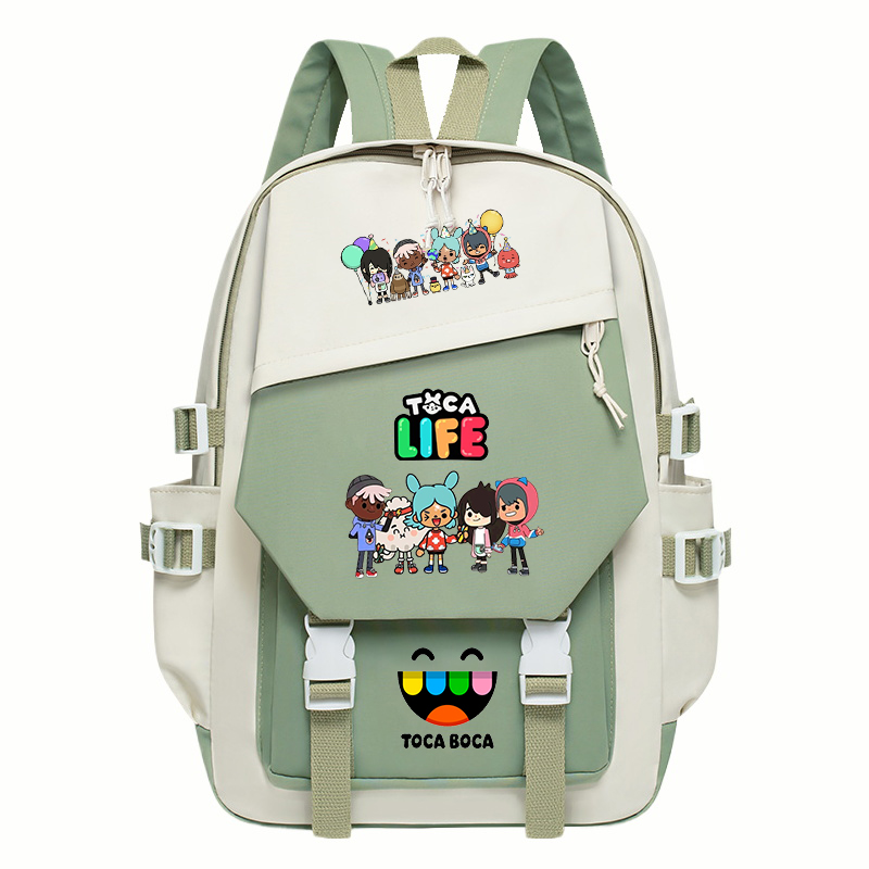 Toca Life World Print Backpack - đánh giá và giá Korean Girl Lifestyle
