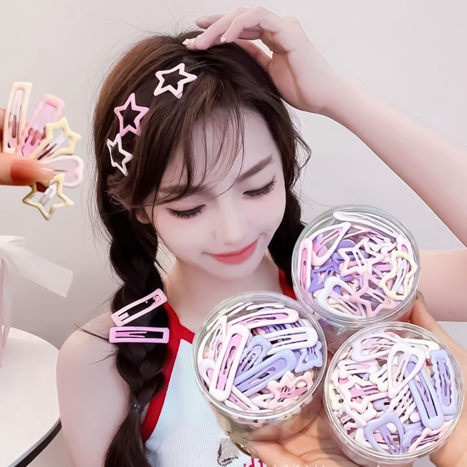 3PCS Sweet Style Headwear Pins - đánh giá và giá Lifestyle Of Korean