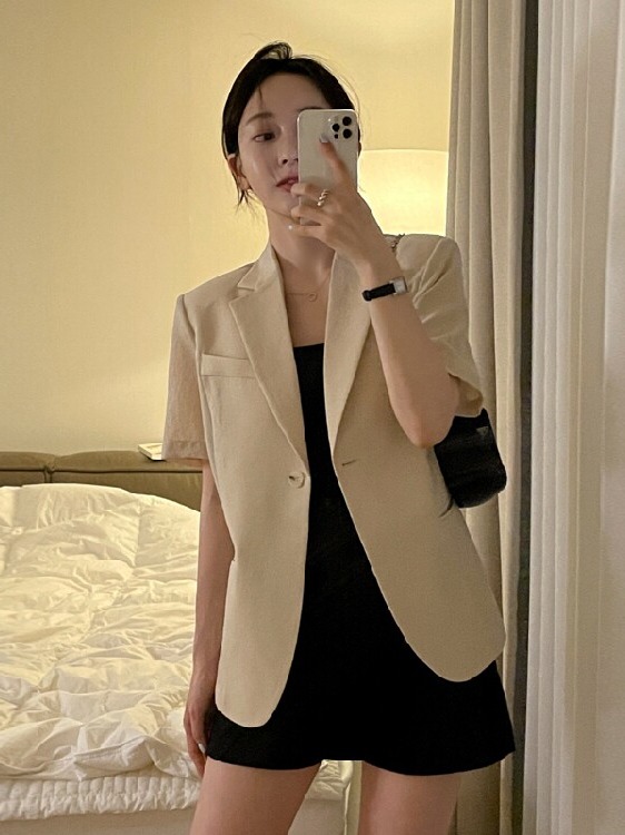 Women's Short Sleeve Suit Jack - đánh giá và giá Lifestyle Of Korean