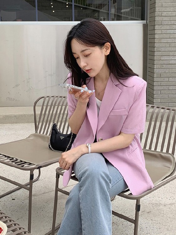 Women's Short Sleeve Suit Jack - đánh giá và giá Lifestyle Of Korean