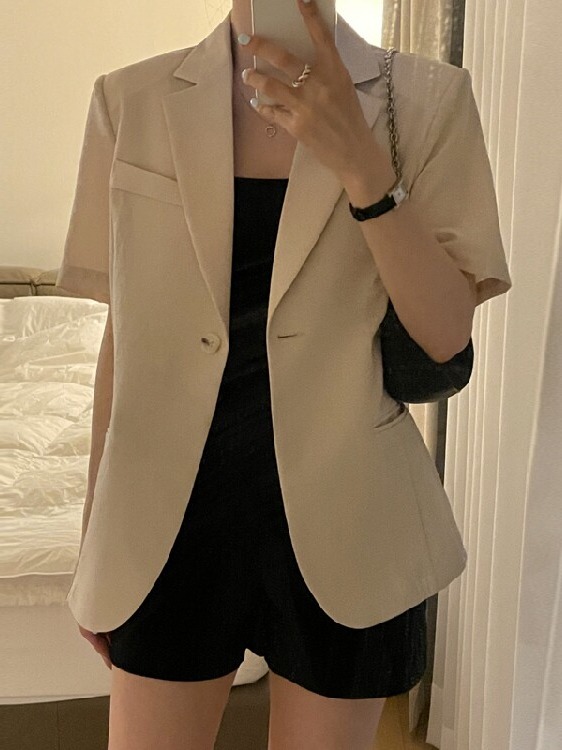 Women's Short Sleeve Suit Jack - đánh giá và giá Lifestyle Of Korean