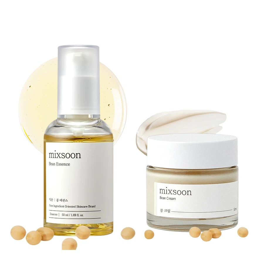 Mixsoon Bean Essence Cream Duo - đánh giá và giá Korean Skincare Routine