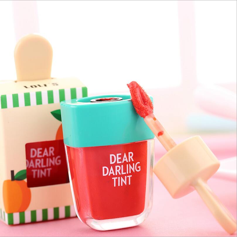 Lovely Ice Cream Shape Lip Glo - đánh giá và giá Lip Tint Korean
