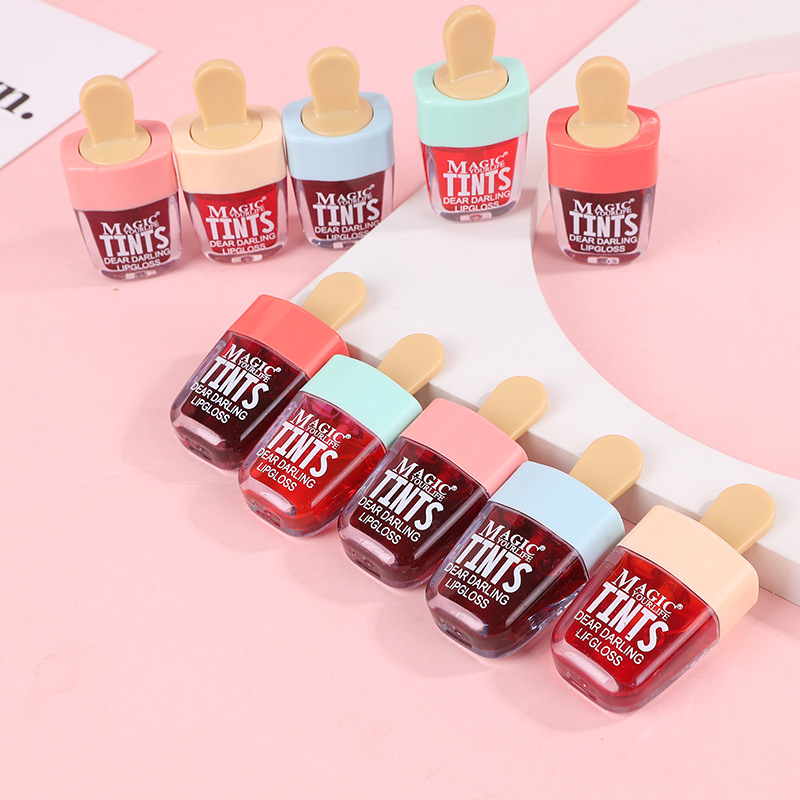 12Pcs Korea Fruit Lip Tint Ice - đánh giá và giá Lip Tint Korean
