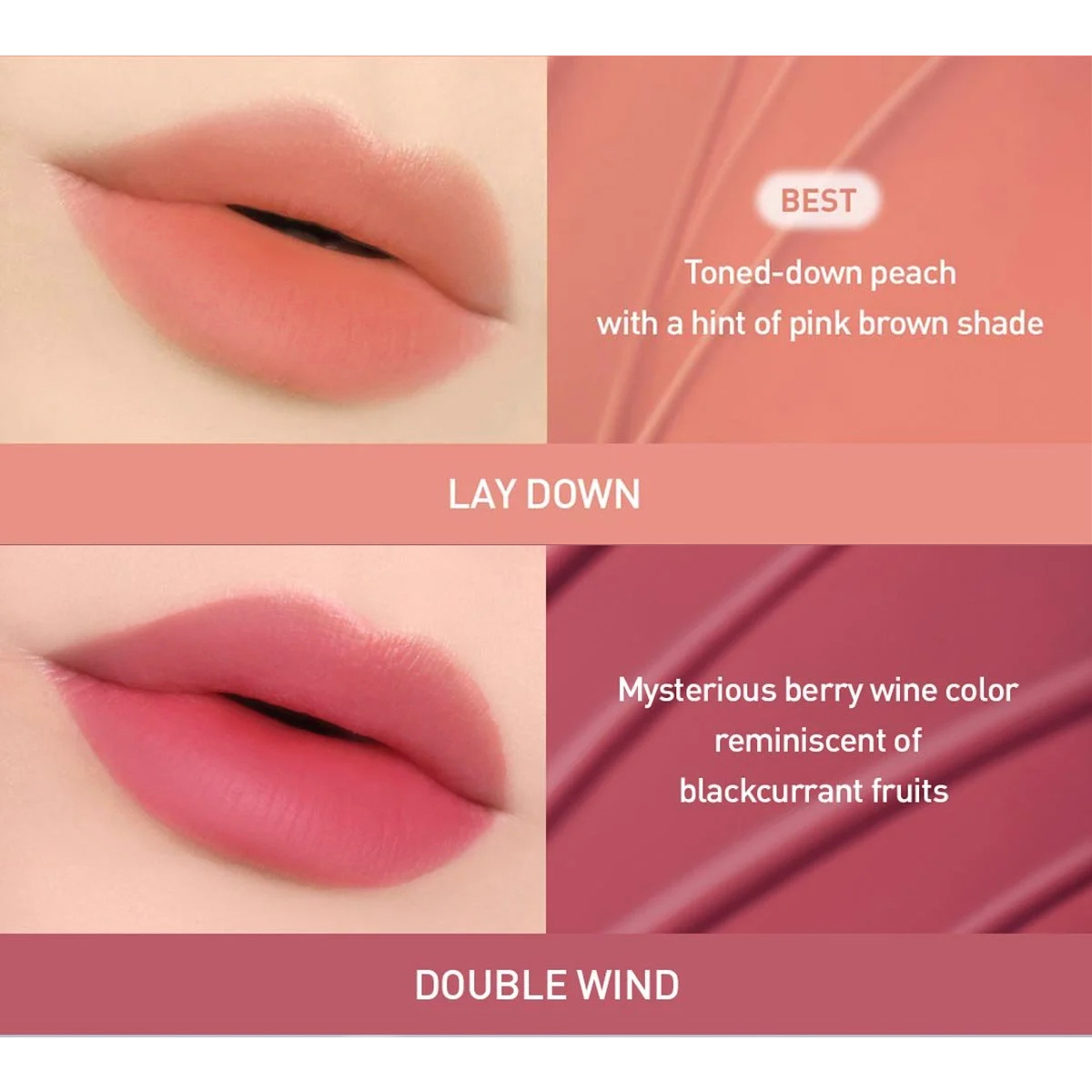 3CE BLUR WATER TINT,Buildable  - đánh giá và giá Lip Tint Korean